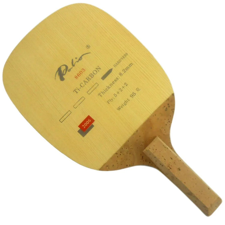 PALIO 8603 Carbon Titanium Table Tennis Blade Racket JS Japanese Penhold Fast Attack Original PALIO Ping Pong Bat Paddle