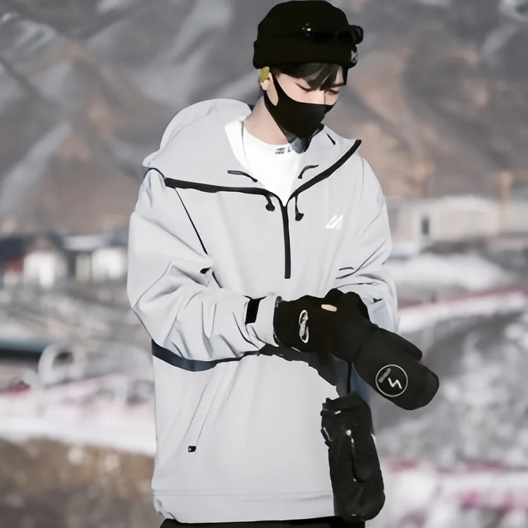 Outdoor Couple's Skiing Jackets Pro Windproof Woman Ski Sport Hoodies Man Winter Snowboard Tracksuit 2025 New Warm Snow Clothes