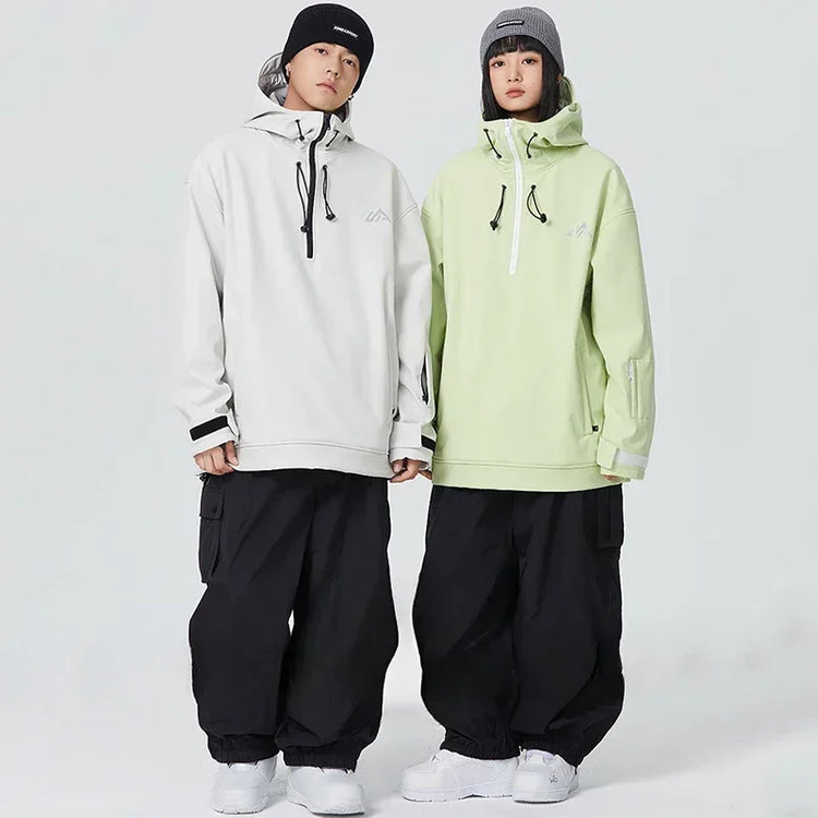 Outdoor Couple's Skiing Jackets Pro Windproof Woman Ski Sport Hoodies Man Winter Snowboard Tracksuit 2025 New Warm Snow Clothes