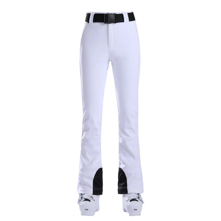 New Slim Fit Skiing Pants Women Snow Trousers Winter Warm Sweat Pants Outdoor Windproof Ski Pants Waterproof Snowboard Clothes