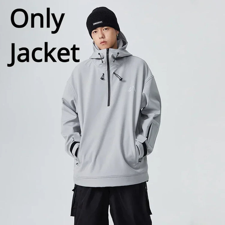 Outdoor Couple's Skiing Jackets Pro Windproof Woman Ski Sport Hoodies Man Winter Snowboard Tracksuit 2025 New Warm Snow Clothes