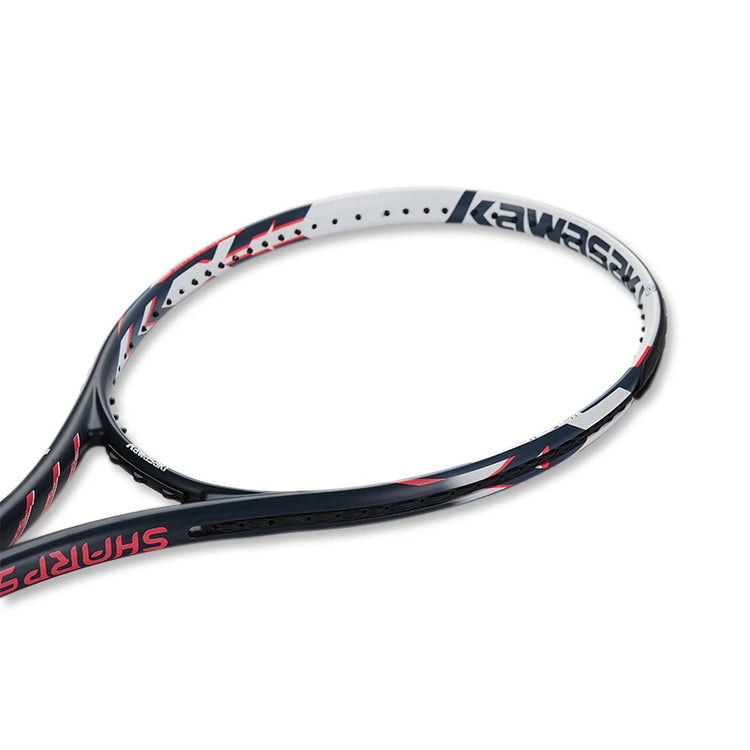 Kawasaki SHARP 566/568 Professional Tennis Racket Carton Fiber 16X19 55-62LBS Un-Strung Racket tennis