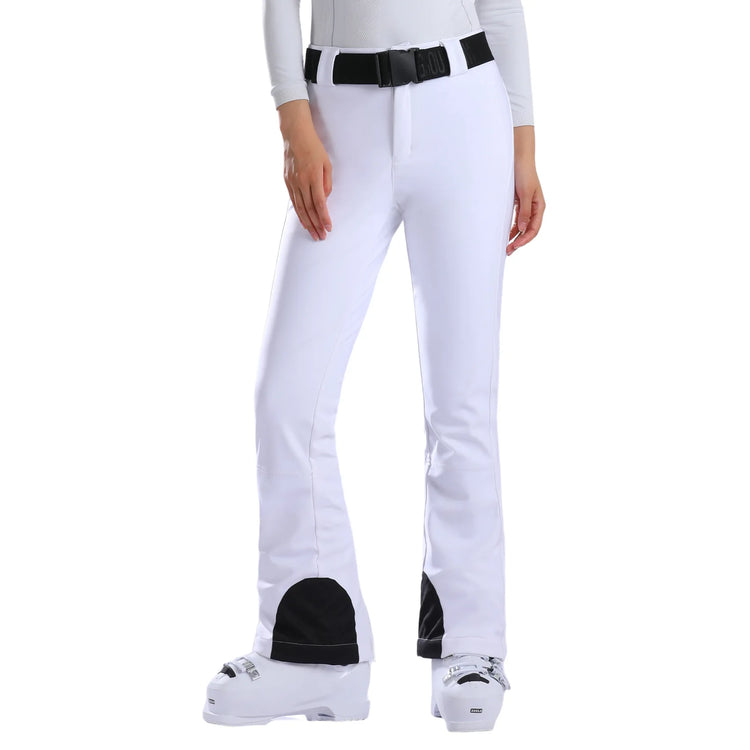 New Slim Fit Skiing Pants Women Snow Trousers Winter Warm Sweat Pants Outdoor Windproof Ski Pants Waterproof Snowboard Clothes