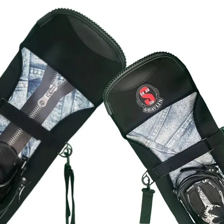 Ski Bag Snowboard Bag Monoboard Plate Protective Case Adjustable Large Capacity Scratch-Resistant Backpack Portable Skiing Bags