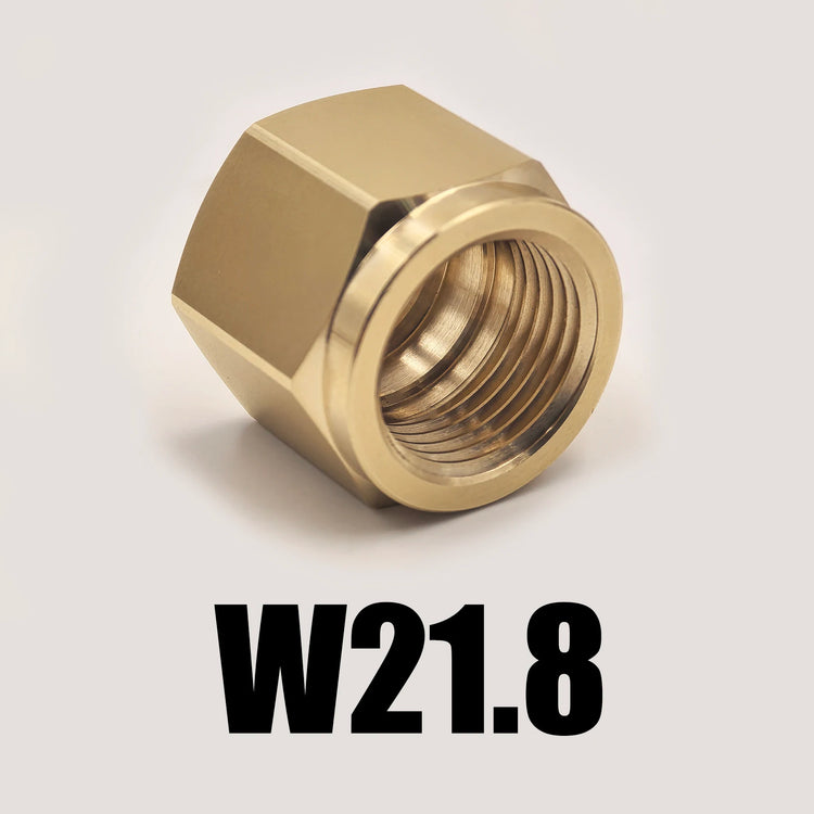 W21.8, G3/4, CGA320 Copper Nut Washer Set For CO2 Tank Cylinder Soda Water Soda Maker External Hose Adapter M10 Thread