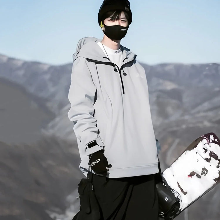 Outdoor Couple's Skiing Jackets Pro Windproof Woman Ski Sport Hoodies Man Winter Snowboard Tracksuit 2025 New Warm Snow Clothes