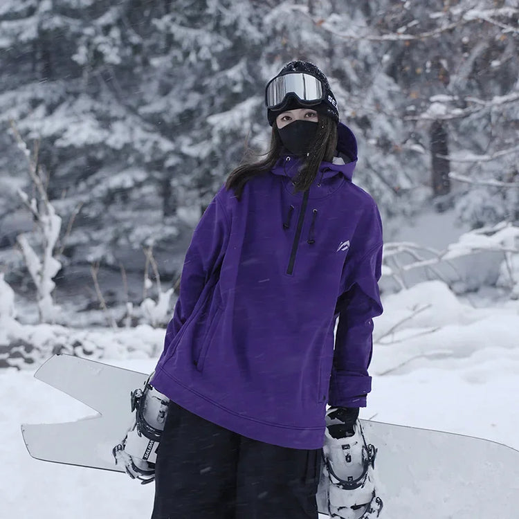 Outdoor Couple's Skiing Jackets Pro Windproof Woman Ski Sport Hoodies Man Winter Snowboard Tracksuit 2025 New Warm Snow Clothes