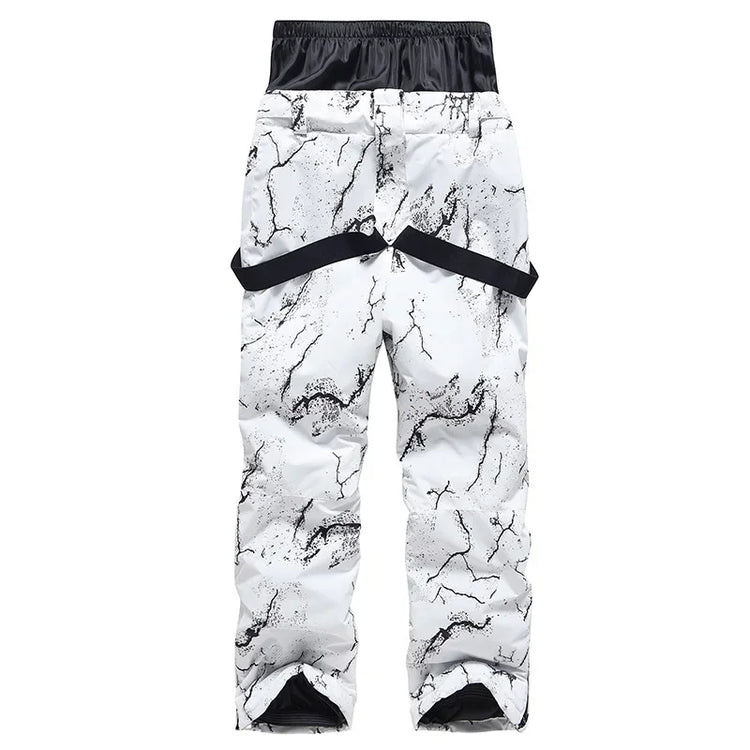 2024 New Adult Snowboard Overalls Warm Winter Skiing Pants Woman Cold Clothes Alpine Ski Sport Waterproof Windproof Man Trousers