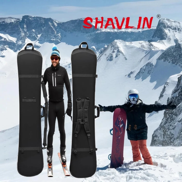 Ski Bag Snowboard Bag Monoboard Plate Protective Case Adjustable Large Capacity Scratch-Resistant Backpack Portable Skiing Bags
