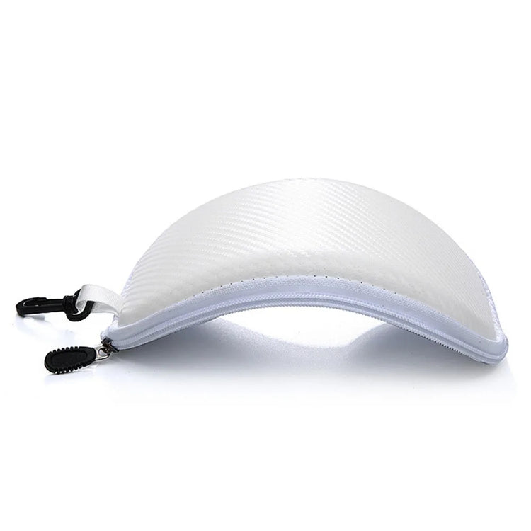 Glasse Case For Outdoor Sports PU Lightweight Portable White/Black Winter Sports Accessories For Ski Motorcycle Cycling Glasse