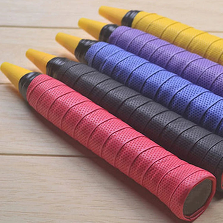 60Pcs Tennis Overgrip Tennis Racket PU Anti-skid Sweatband Absorbed Wrap Taps Fishing Rods Badminton Grips Overgrip Tape