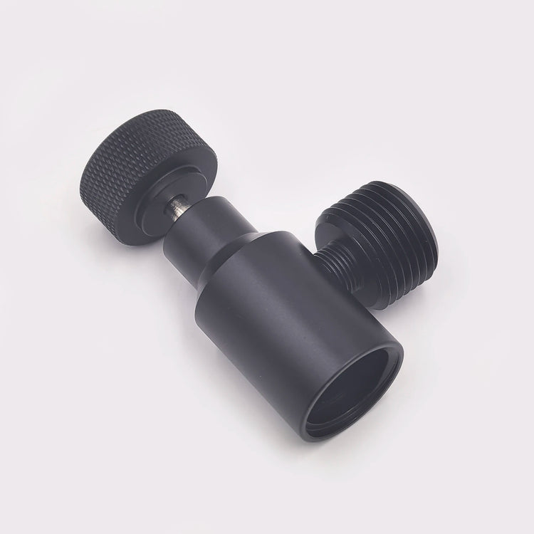 New Model Soda Water CO2 Cylinder Refill Adapter Connector Gas Regulator Tank Aquarium Homebrew Tr21-4 to W21.8-14