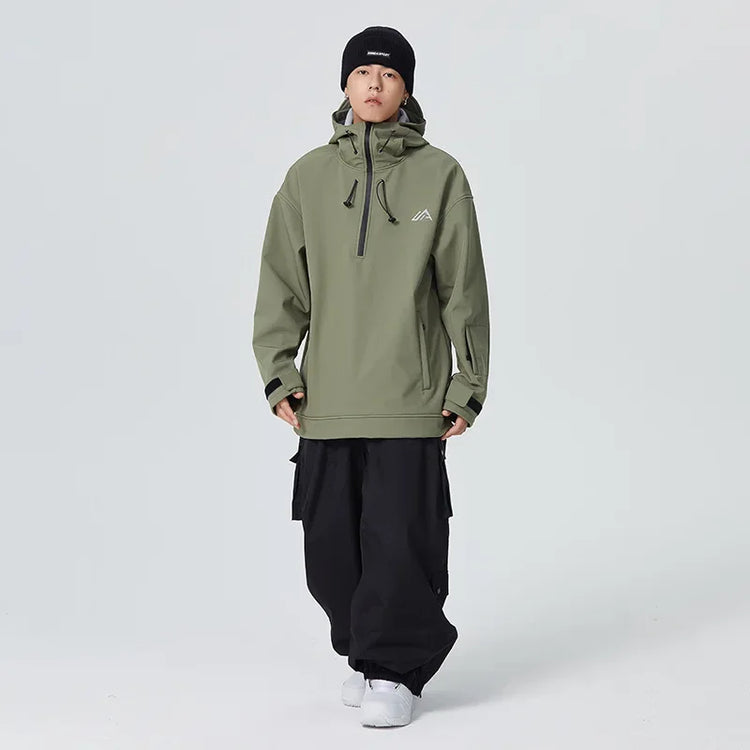 Outdoor Couple's Skiing Jackets Pro Windproof Woman Ski Sport Hoodies Man Winter Snowboard Tracksuit 2025 New Warm Snow Clothes