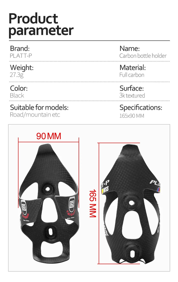Full Carbon Fiber Bicycle Ultralig Water Bottle Cage MTB Road Bike Bottle Holder Cycle Equipment