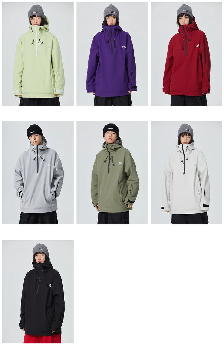 Outdoor Couple's Skiing Jackets Pro Windproof Woman Ski Sport Hoodies Man Winter Snowboard Tracksuit 2025 New Warm Snow Clothes