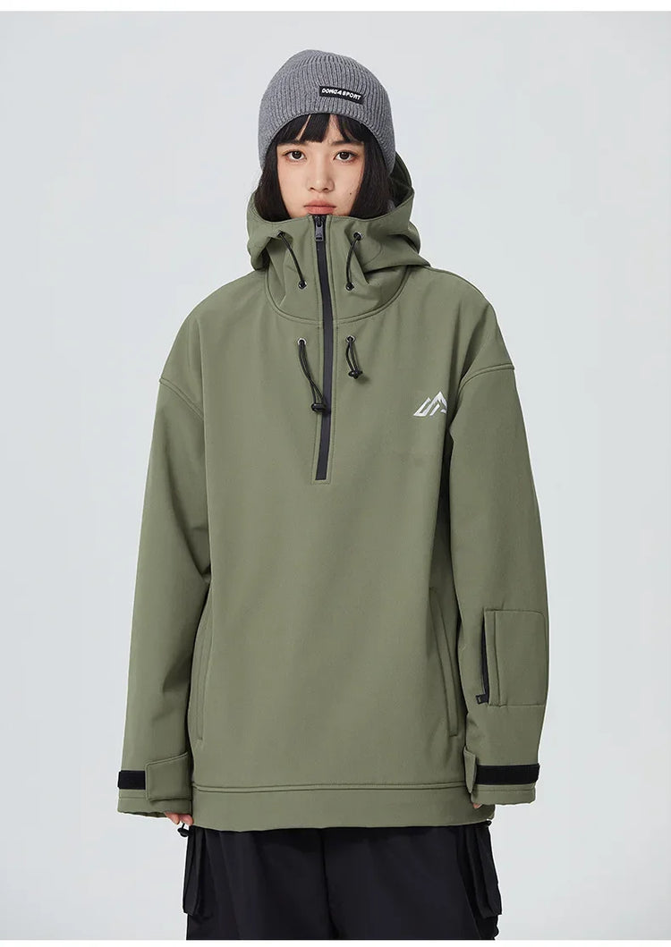 Outdoor Couple's Skiing Jackets Pro Windproof Woman Ski Sport Hoodies Man Winter Snowboard Tracksuit 2025 New Warm Snow Clothes