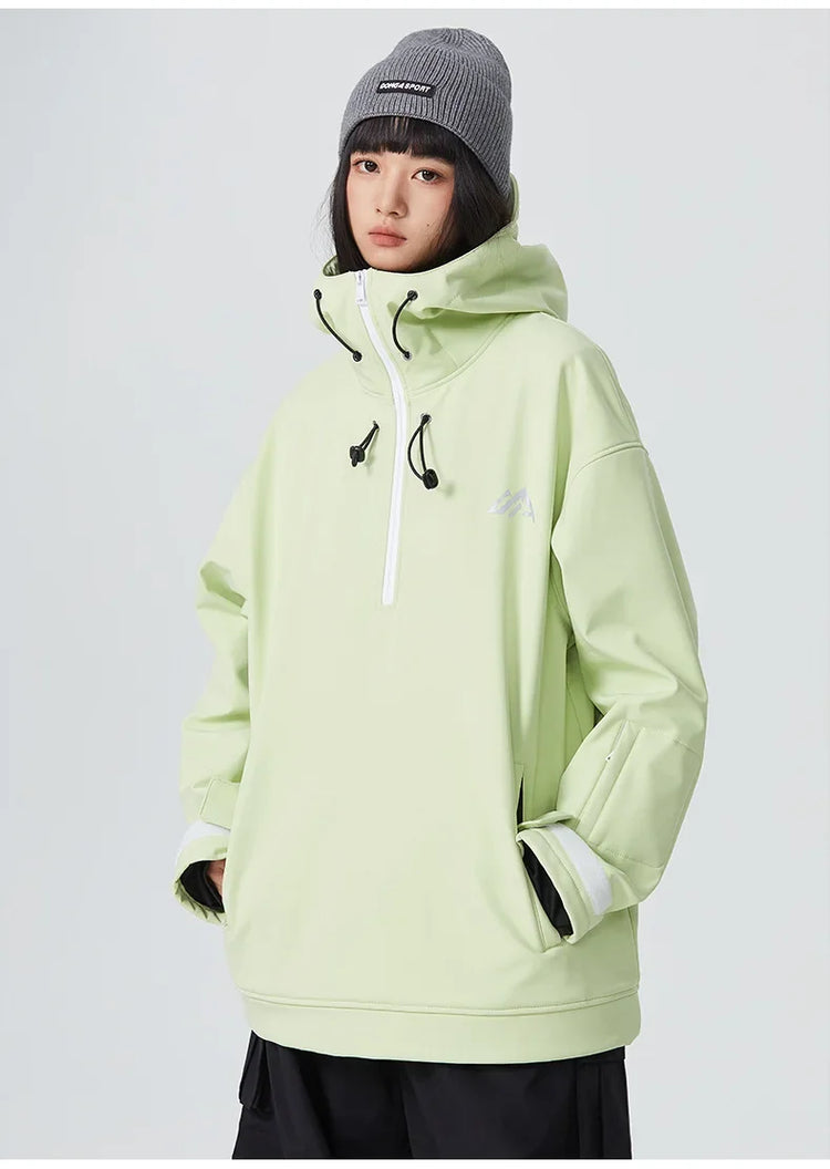 Outdoor Couple's Skiing Jackets Pro Windproof Woman Ski Sport Hoodies Man Winter Snowboard Tracksuit 2025 New Warm Snow Clothes