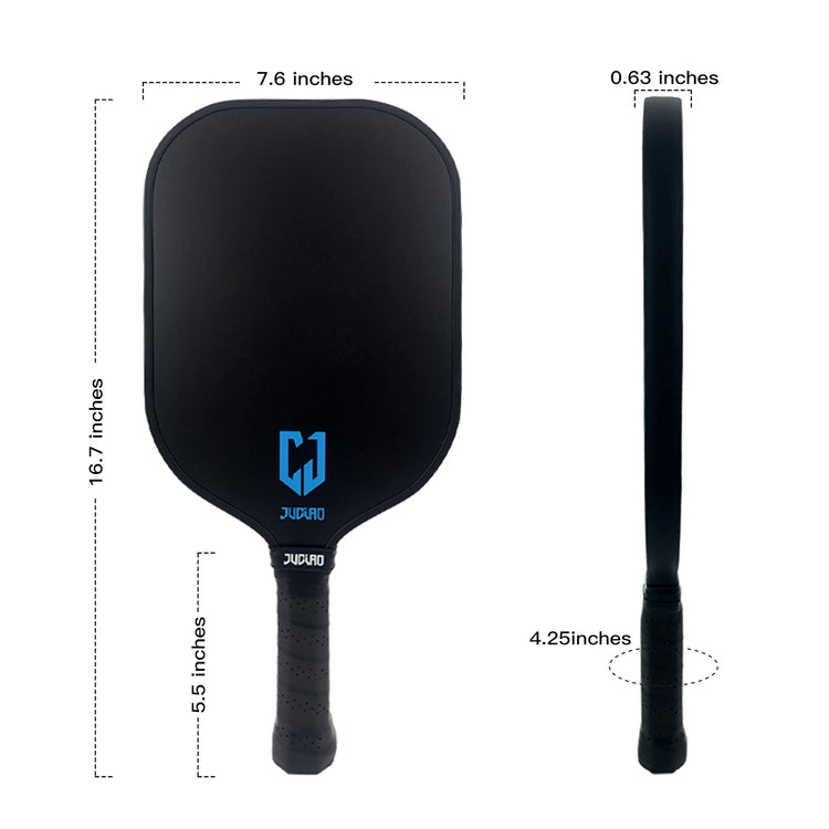 Juciao Hot Selling Pickleball Paddle High Quality Carbon Fiber Composite Spin Pickleball Paddle