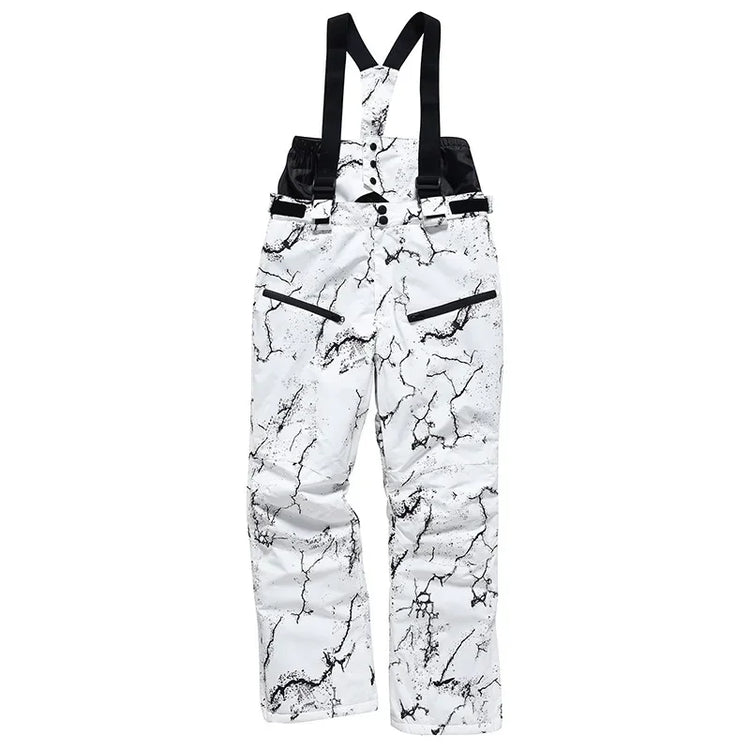 2024 New Adult Snowboard Overalls Warm Winter Skiing Pants Woman Cold Clothes Alpine Ski Sport Waterproof Windproof Man Trousers