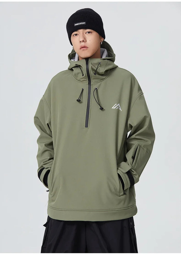 Outdoor Couple's Skiing Jackets Pro Windproof Woman Ski Sport Hoodies Man Winter Snowboard Tracksuit 2025 New Warm Snow Clothes