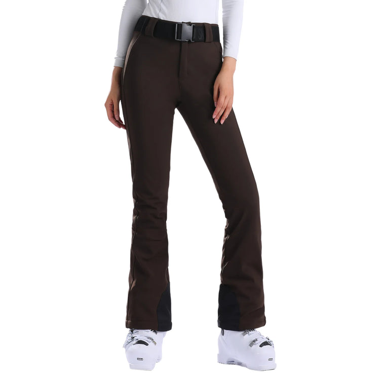 New Slim Fit Skiing Pants Women Snow Trousers Winter Warm Sweat Pants Outdoor Windproof Ski Pants Waterproof Snowboard Clothes