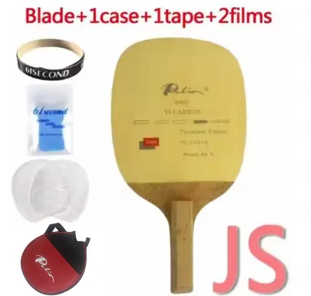 PALIO 8603 Carbon Titanium Table Tennis Blade Racket JS Japanese Penhold Fast Attack Original PALIO Ping Pong Bat Paddle