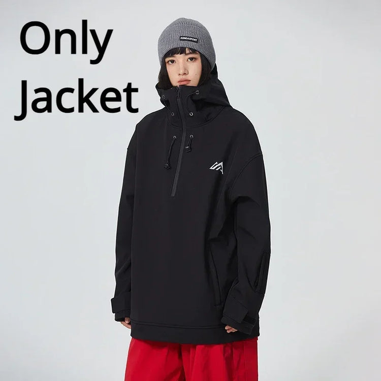 Outdoor Couple's Skiing Jackets Pro Windproof Woman Ski Sport Hoodies Man Winter Snowboard Tracksuit 2025 New Warm Snow Clothes