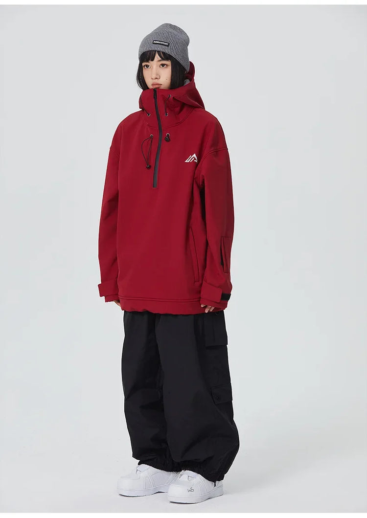 Outdoor Couple's Skiing Jackets Pro Windproof Woman Ski Sport Hoodies Man Winter Snowboard Tracksuit 2025 New Warm Snow Clothes