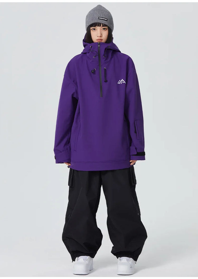 Outdoor Couple's Skiing Jackets Pro Windproof Woman Ski Sport Hoodies Man Winter Snowboard Tracksuit 2025 New Warm Snow Clothes