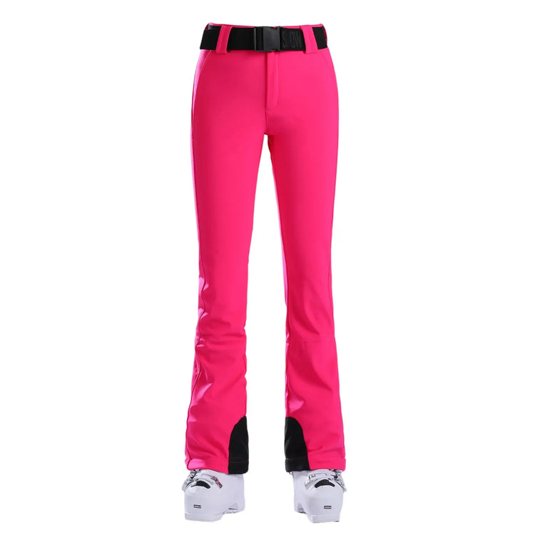 New Slim Fit Skiing Pants Women Snow Trousers Winter Warm Sweat Pants Outdoor Windproof Ski Pants Waterproof Snowboard Clothes