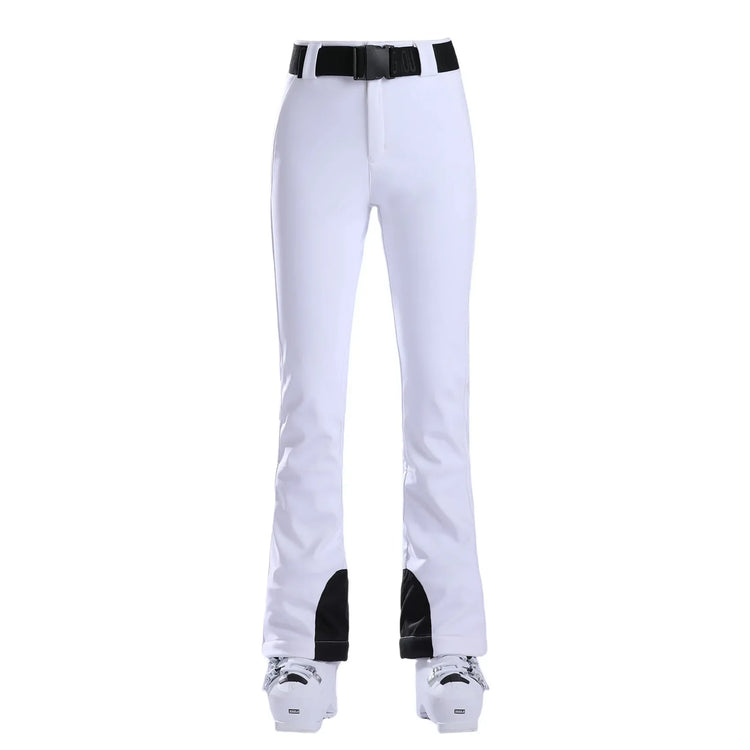 New Slim Fit Skiing Pants Women Snow Trousers Winter Warm Sweat Pants Outdoor Windproof Ski Pants Waterproof Snowboard Clothes