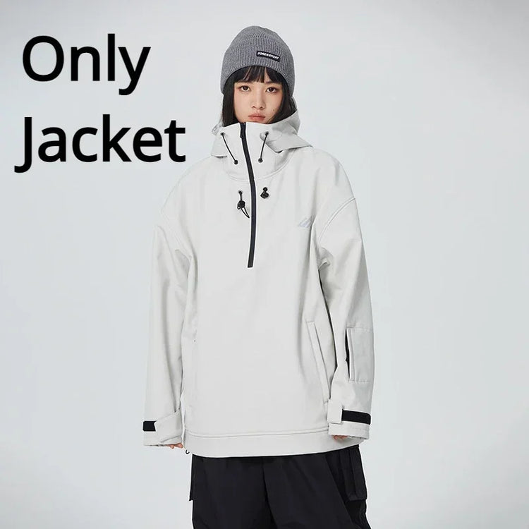 Outdoor Couple's Skiing Jackets Pro Windproof Woman Ski Sport Hoodies Man Winter Snowboard Tracksuit 2025 New Warm Snow Clothes
