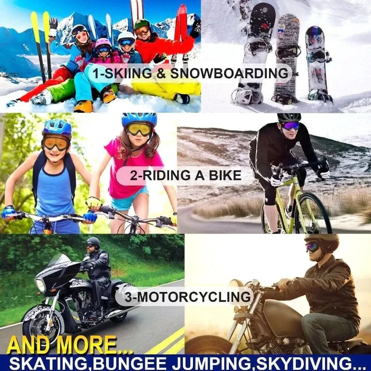 1 Pack Winter Ski Goggles Windproof Glasses Outdoor Snowboarding Sports Glasses Sunglasses Ski Mask Snowboarding Snow Goggles