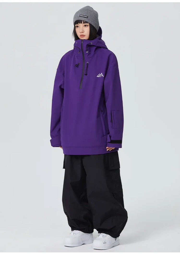 Outdoor Couple's Skiing Jackets Pro Windproof Woman Ski Sport Hoodies Man Winter Snowboard Tracksuit 2025 New Warm Snow Clothes