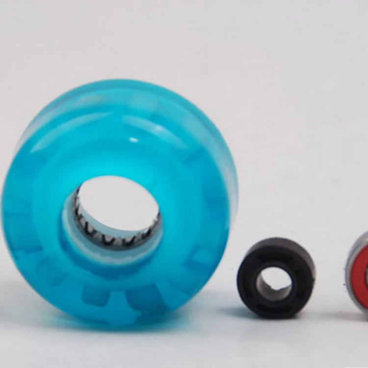 54mm Durable PU Skateboard Glow Wheels With High Elasticity Skateboard Accesaaory