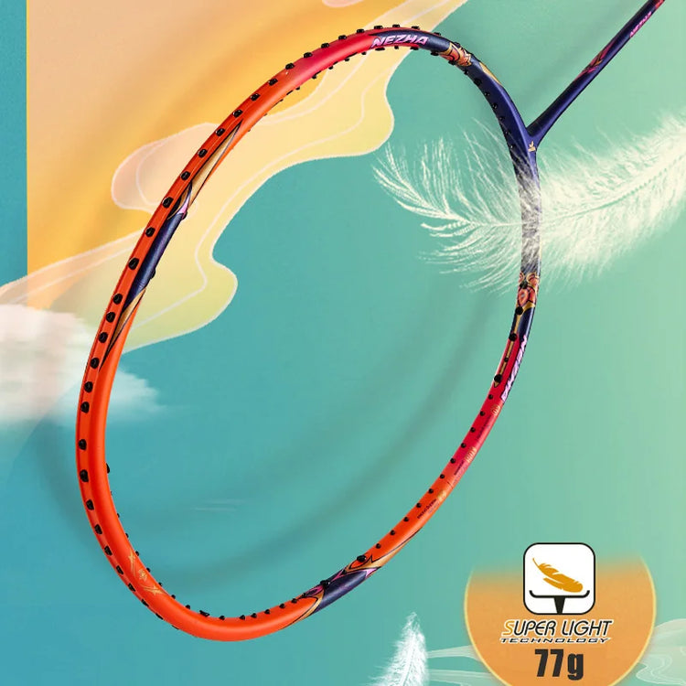 Kawasaki 5U Badminton Racket Professional Super Light Offensive Type High Graphite Badminton Racquet For Training  NeZha 35
