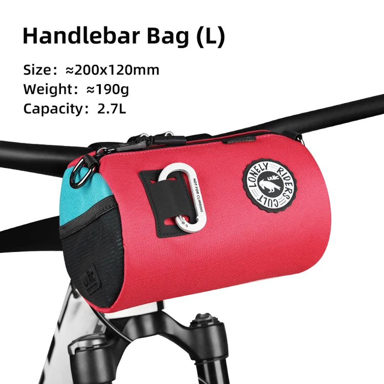 ULAC Multifunctional Bicycle Handlebar Bag 1.1/1.5/2.7L Large Capacity  Waterproof Portable Shoulder Bag Cycling Accessories