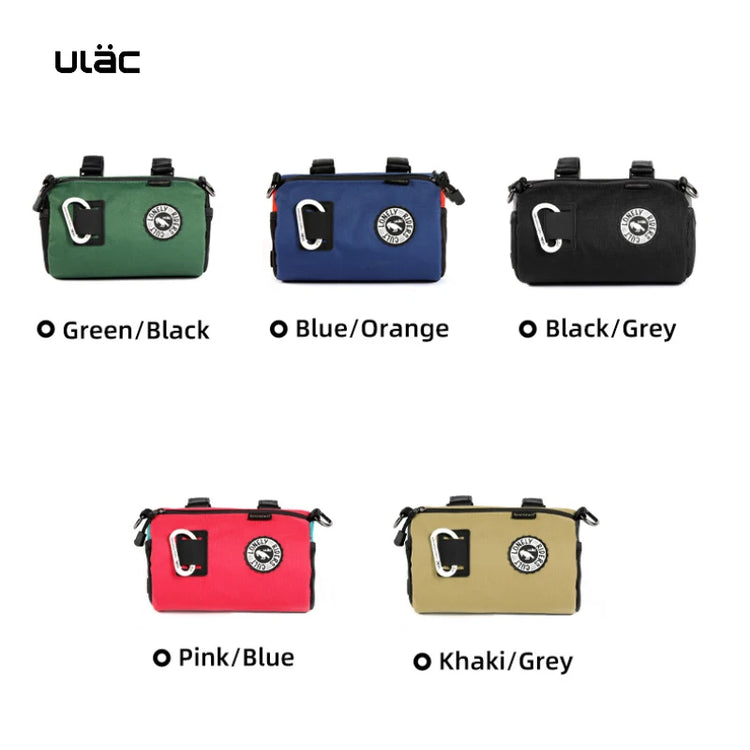 ULAC Multifunctional Bicycle Handlebar Bag 1.1/1.5/2.7L Large Capacity  Waterproof Portable Shoulder Bag Cycling Accessories