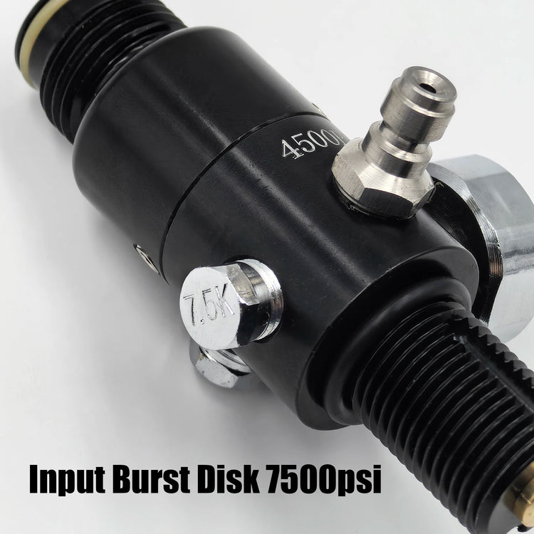 HPA 4500psi Cylinder Air Tank Regulator Valve Threads M18*1.5 or 5/8-18UNF Output 800psi to 3000psi Diving Mountain Climbing