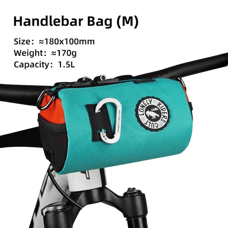 ULAC Multifunctional Bicycle Handlebar Bag 1.1/1.5/2.7L Large Capacity  Waterproof Portable Shoulder Bag Cycling Accessories