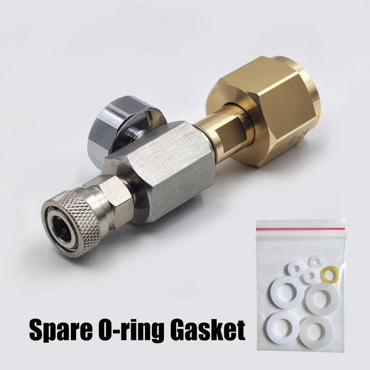 Soda Water Accessory Sparking Water Maker Cylinder Tank CO2 Filling Station Refill Adapter Connector W21.8-14 or G3/4 or CGA320