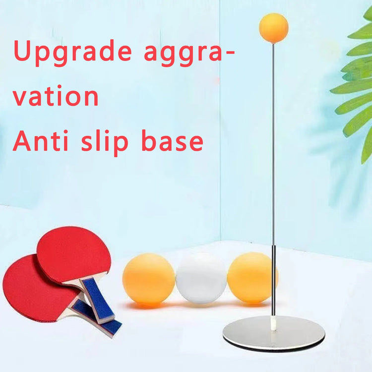 Table Tennis Soft Shaft Equipment Set with Bulk Practice - Balls Paddles Set for Parent-child Interaction