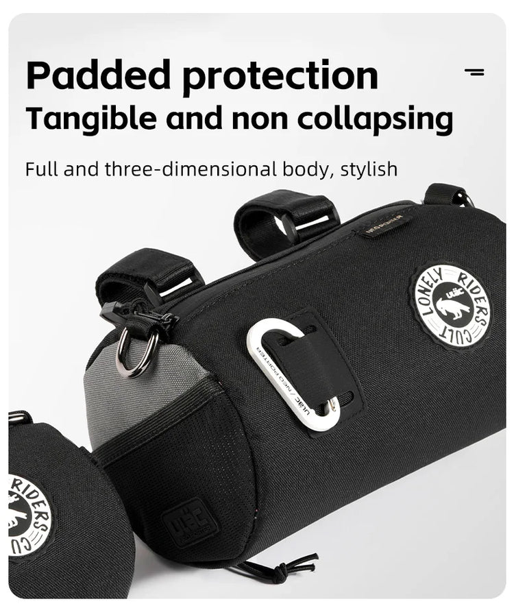 ULAC Multifunctional Bicycle Handlebar Bag 1.1/1.5/2.7L Large Capacity  Waterproof Portable Shoulder Bag Cycling Accessories