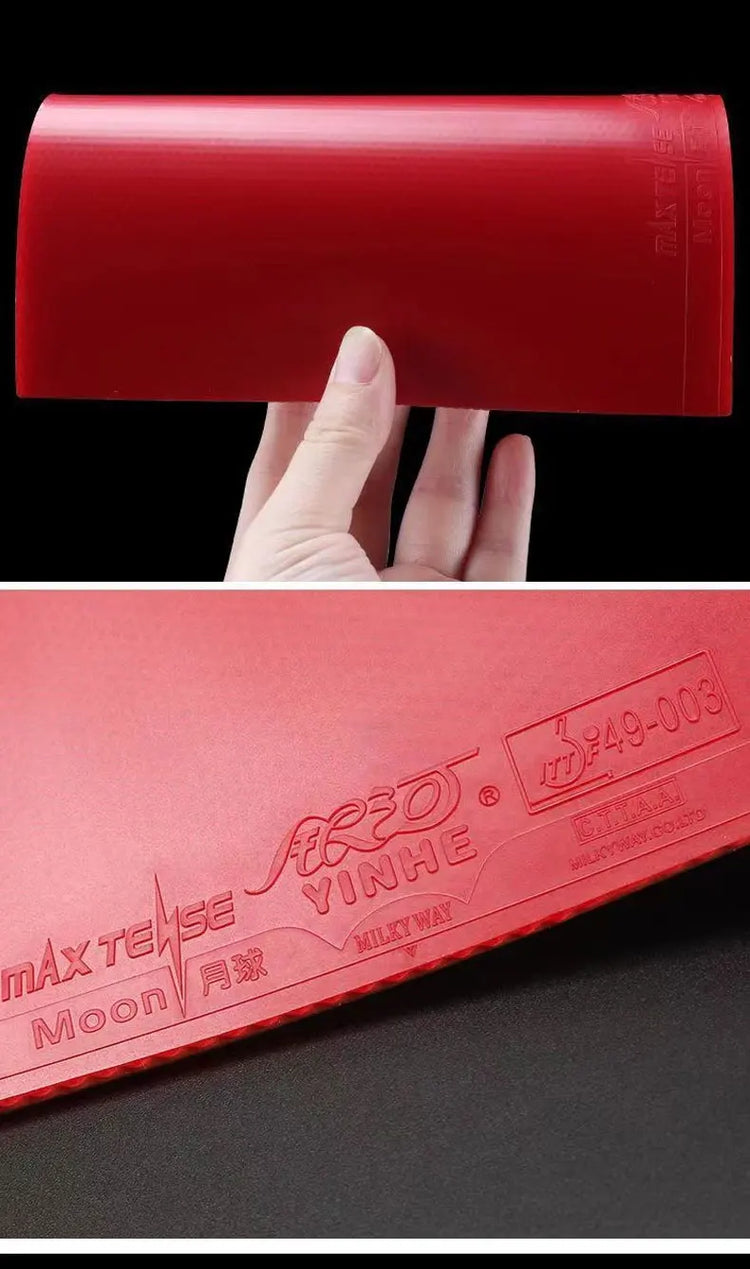 YINHE MOON Table Tennis Rubber Moon Speed Non-sticky Ping Pong Rubber Sheet with High Elastic Sponge