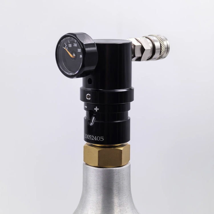 MR Gen 2 Micro Regulator Adjustable with US 2202 Female Adapter Output 20psi to 200psi High Pressure Air Valve Soft