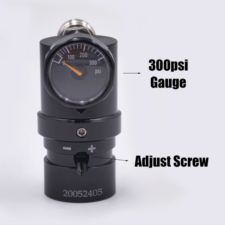 MR Gen 2 Micro Regulator Adjustable with US 2202 Female Adapter Output 20psi to 200psi High Pressure Air Valve Soft