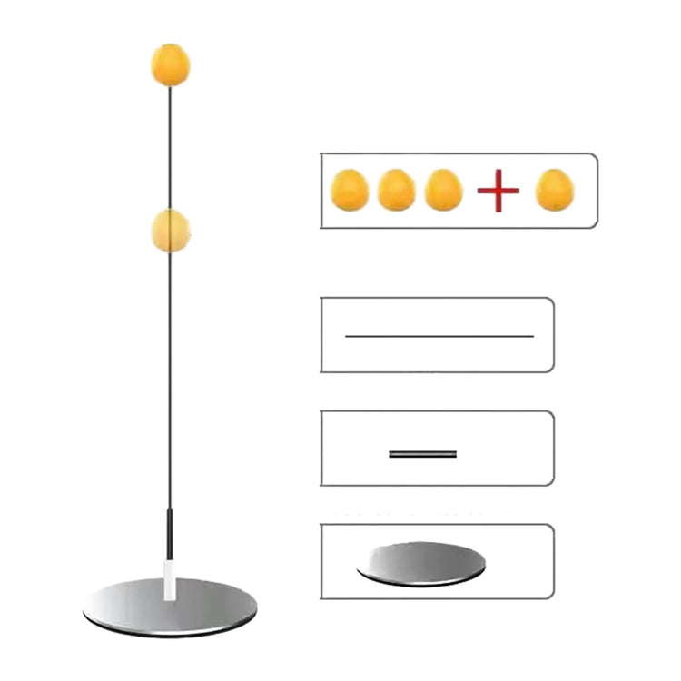 Table Tennis Soft Shaft Equipment Set with Bulk Practice - Balls Paddles Set for Parent-child Interaction