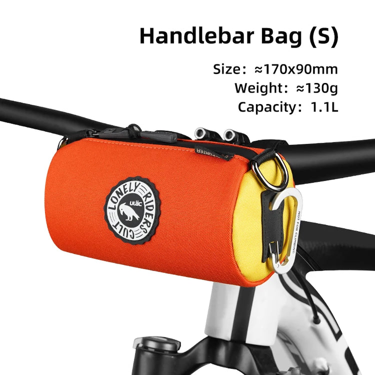 ULAC Multifunctional Bicycle Handlebar Bag 1.1/1.5/2.7L Large Capacity  Waterproof Portable Shoulder Bag Cycling Accessories