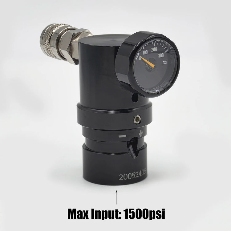 MR Gen 2 Micro Regulator Adjustable with US 2202 Female Adapter Output 20psi to 200psi High Pressure Air Valve Soft
