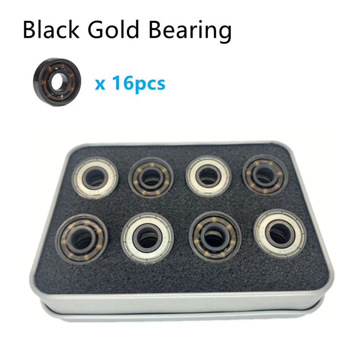 10/16pcs Bearing 608ZZ RS Waterproof Silent Ceramic 8x22x7mm ABEC-9 ILQ-9 Ball Bearing Roller Skate Speed Skate Skateboard